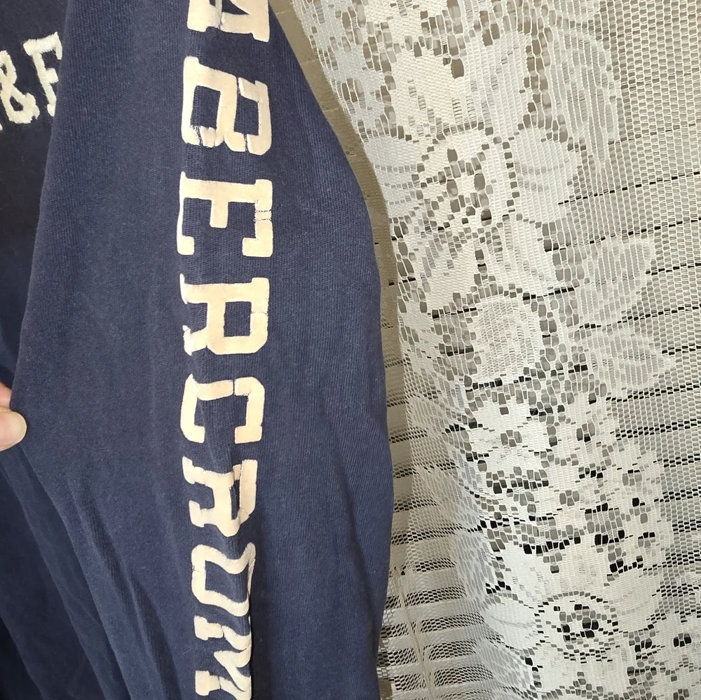 A&F Abercrombie & Fitch Long Sleeve Mens Shirt, Muscle, Medium - Picture 4 of 7